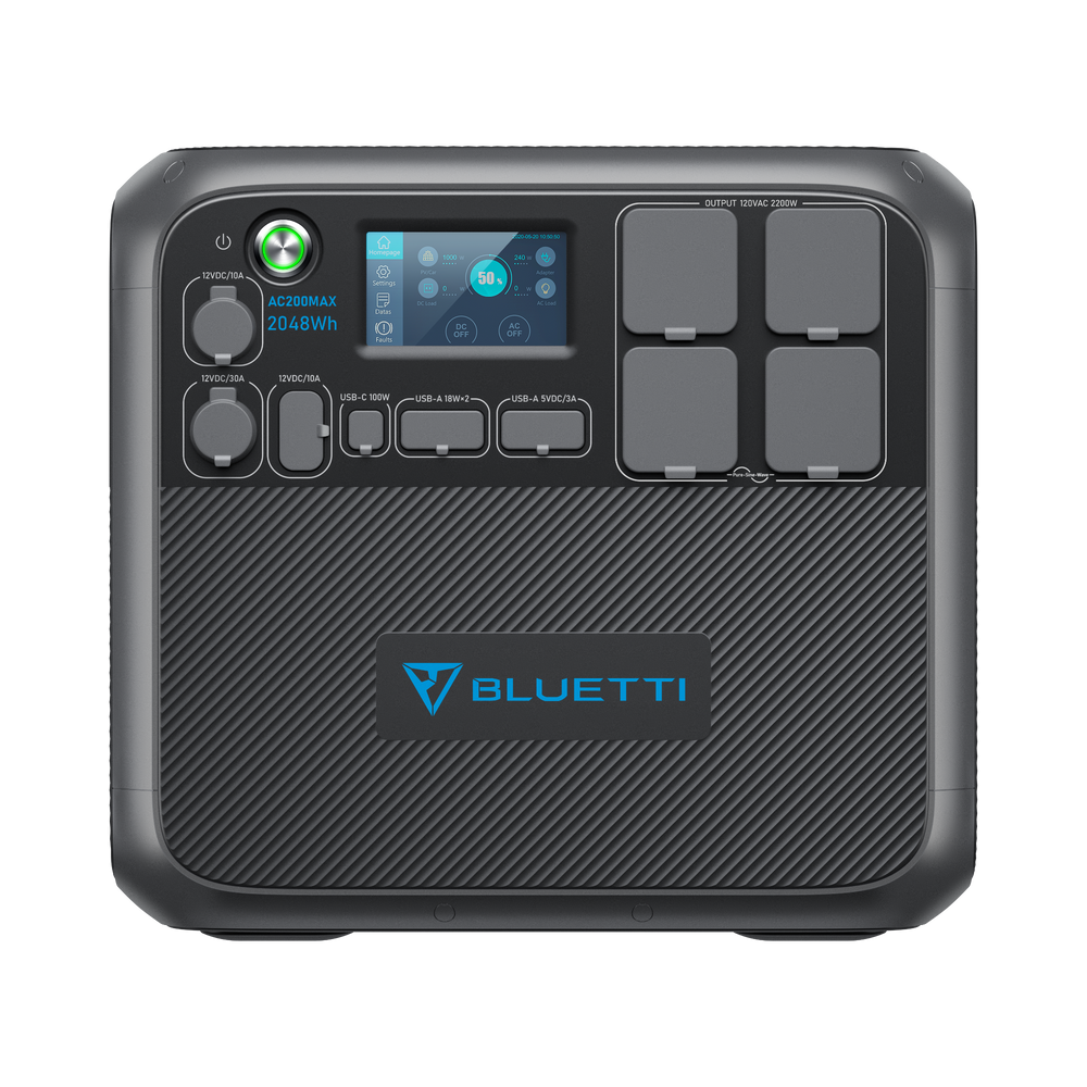 BLUETTI AC200MAX Central Elétrica Expansível | 2.200 W 2.048 Wh