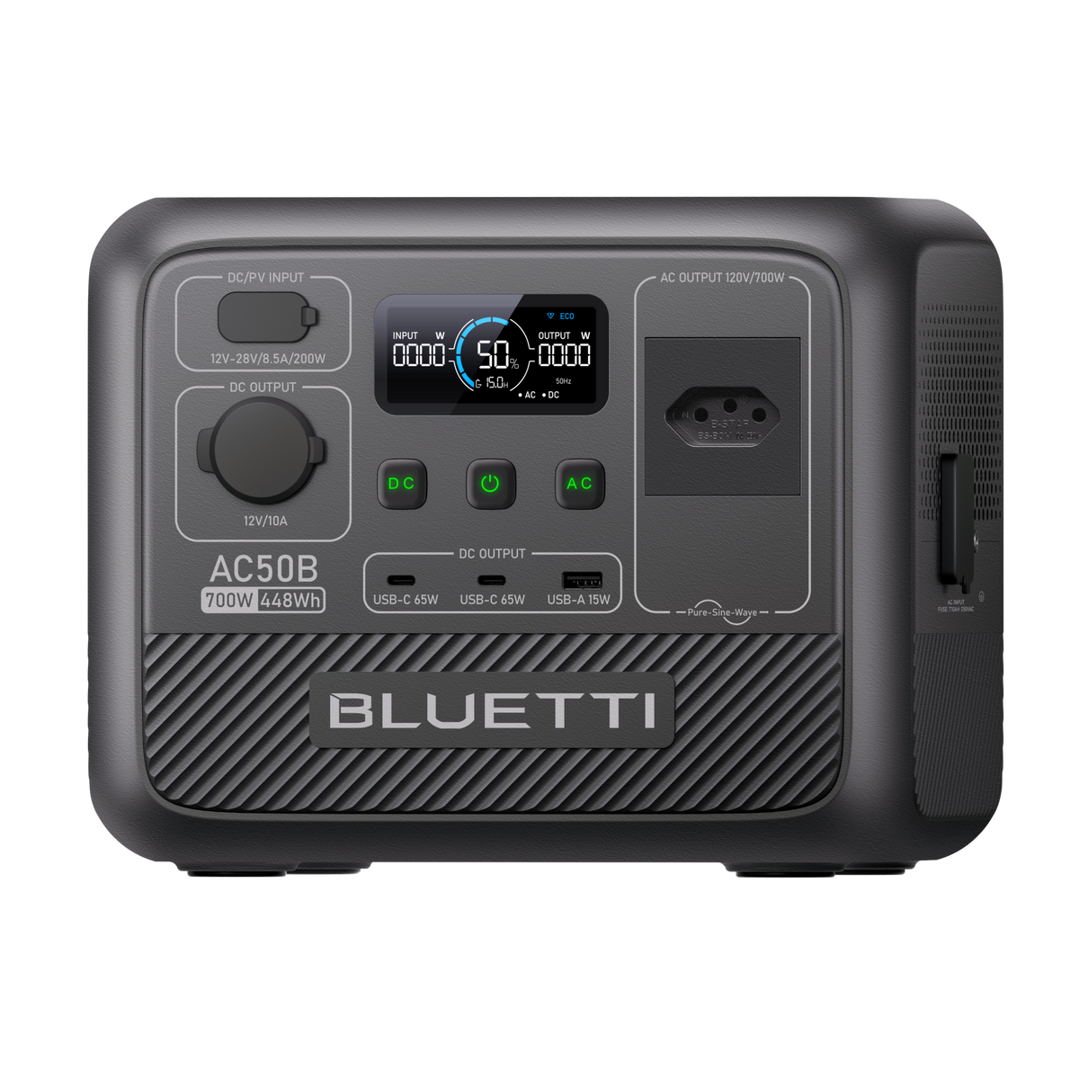 BLUETTI AC50B Estação de Energia Portátil | 700 W 448 Wh