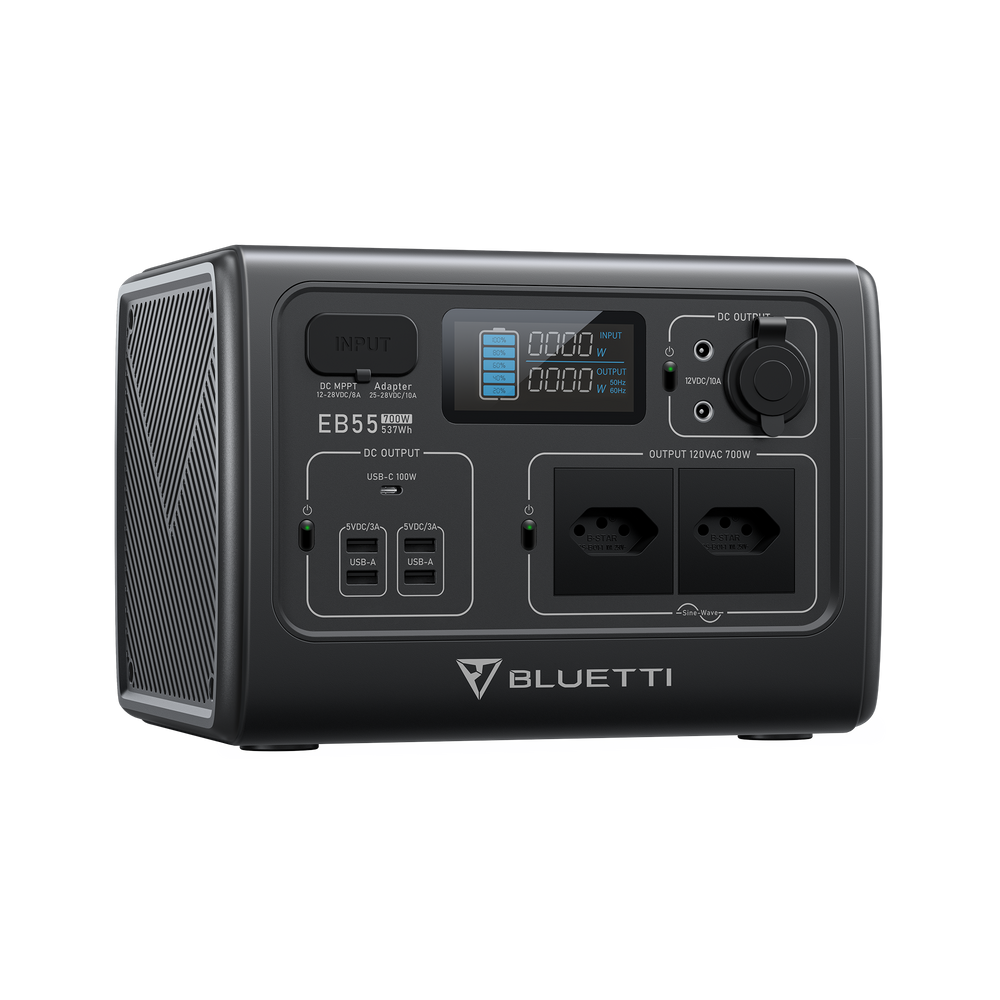 BLUETTI EB55 Estação de Energia Portátil | 700 W 537 Wh