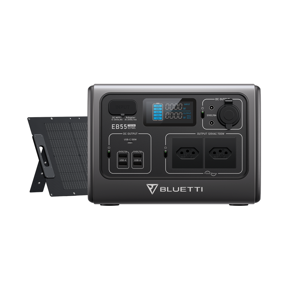 BLUETTI EB55 Estação de Energia Portátil | 700 W 537 Wh