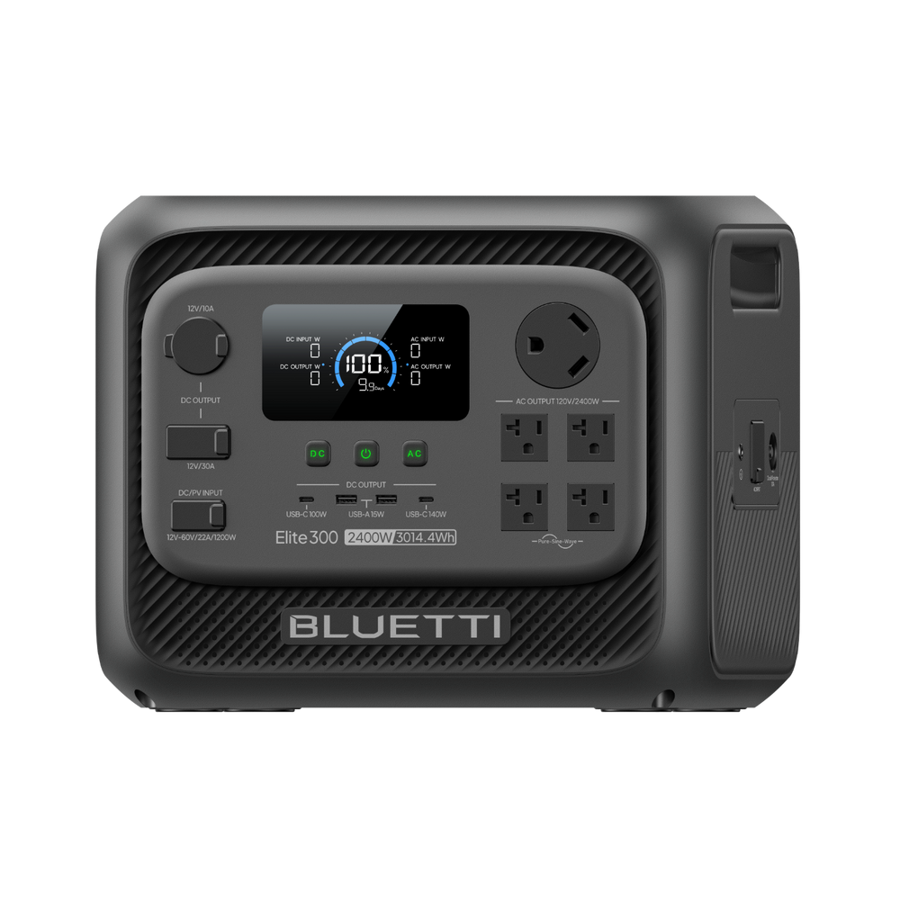 BLUETTI Elite 300 Estação de Energia Portátil | 2.400W 3.014,4Wh