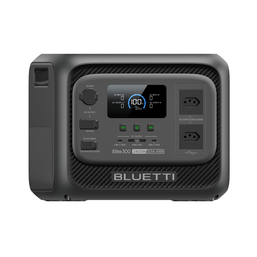 BLUETTI Elite 300 Estação de Energia Portátil | 2.400W 3.014,4Wh