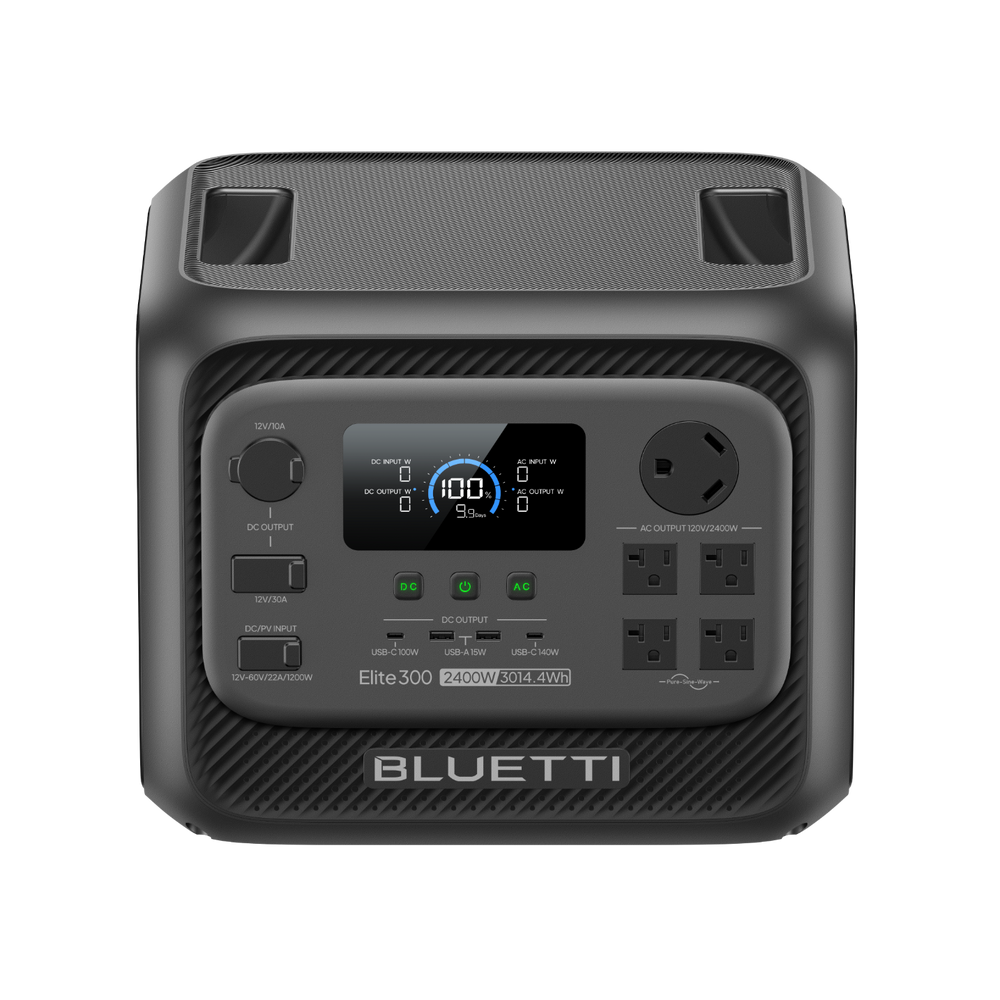 BLUETTI Elite 300 Estação de Energia Portátil | 2.400W 3.014,4Wh