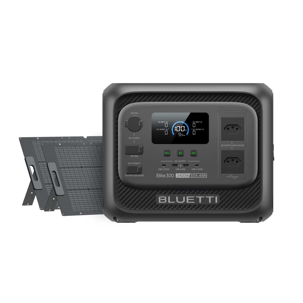 BLUETTI Elite 300 Estação de Energia Portátil | 2.400W 3.014,4Wh