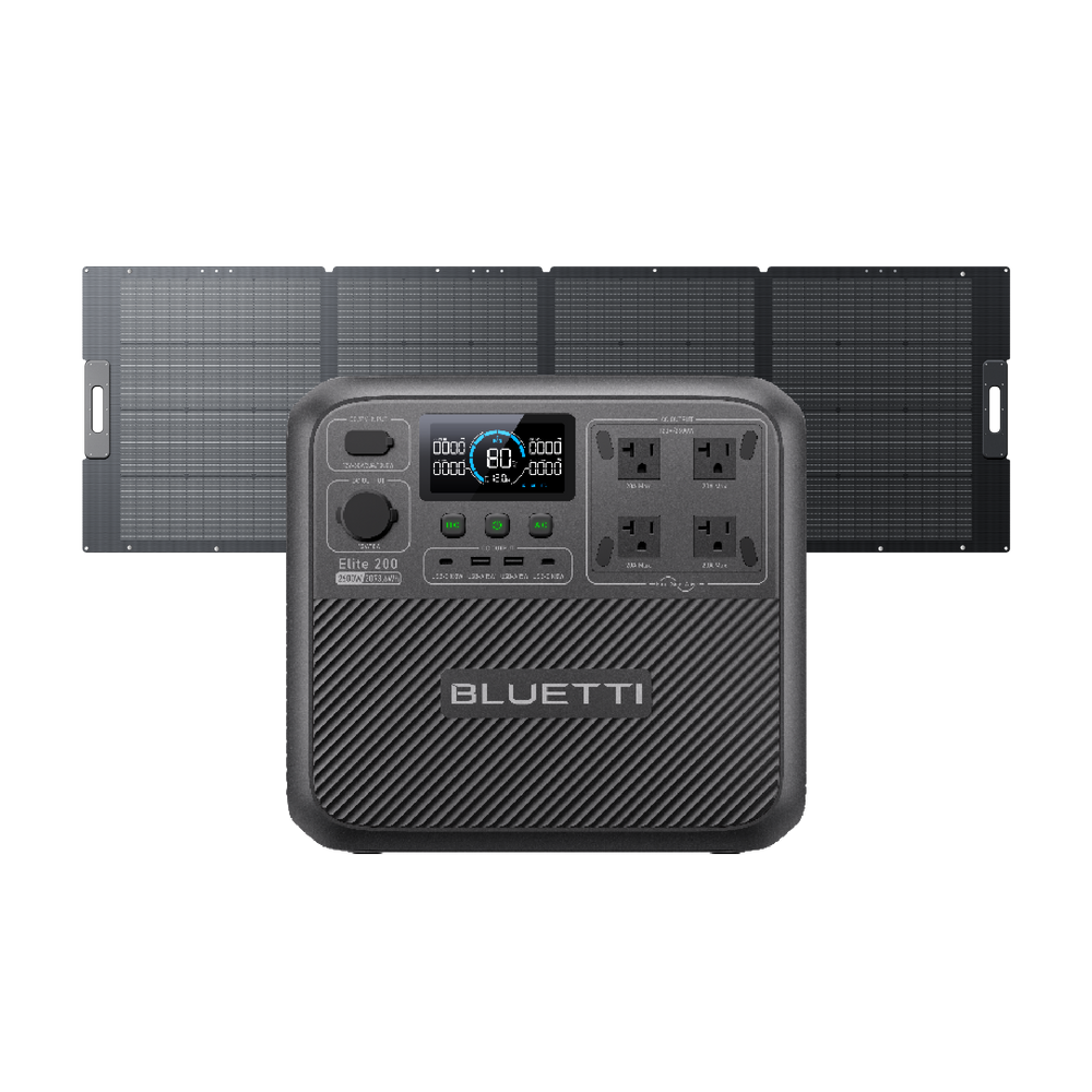 BLUETTI Elite 200 V2 Estação de Energia Portátil | 2.600 W 2.073,6 Wh