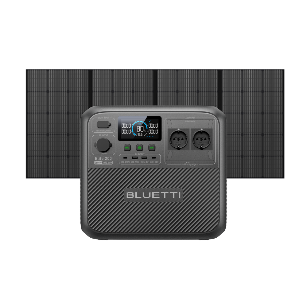 BLUETTI Elite 200 V2 Estação de Energia Portátil | 2.600 W 2.073,6 Wh