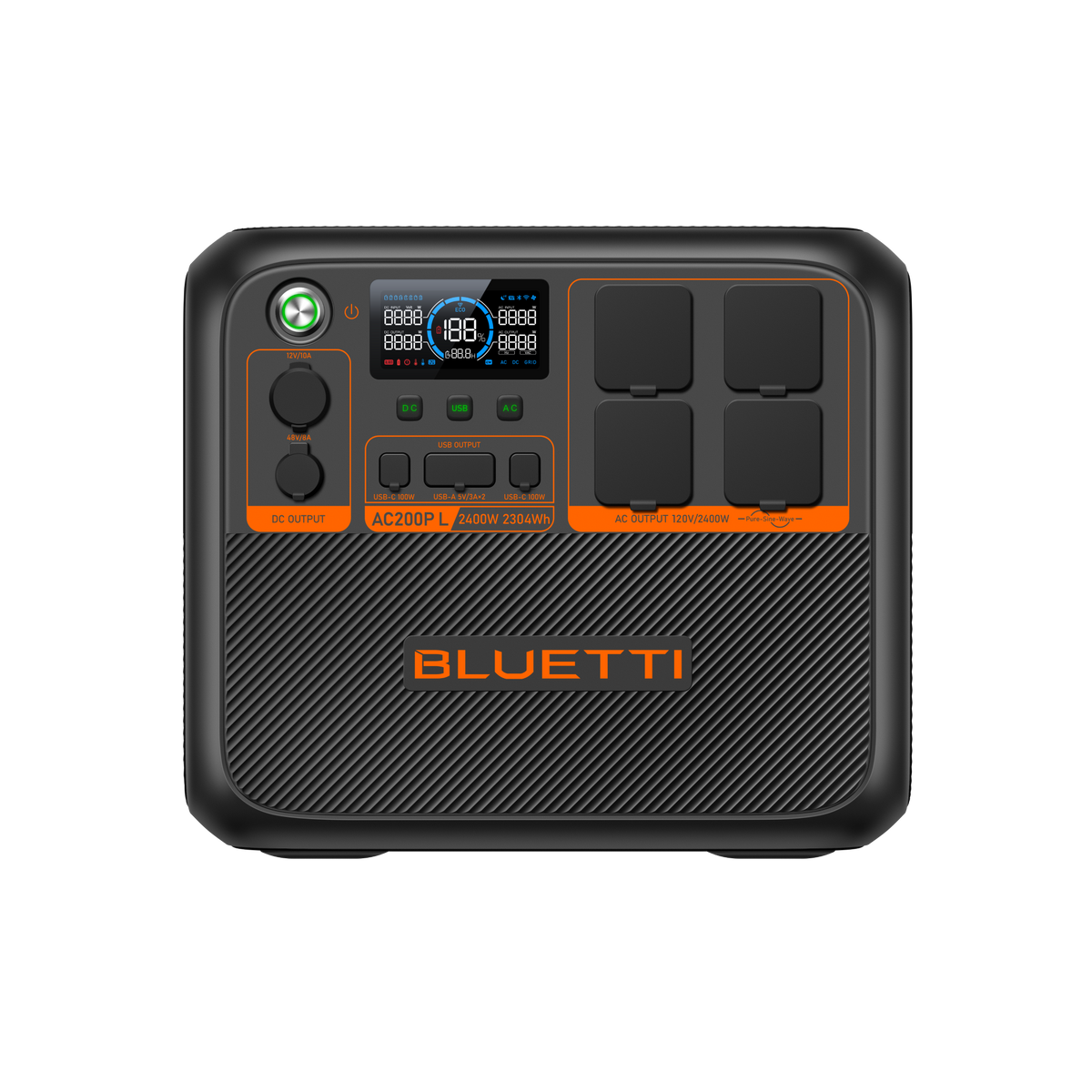 BLUETTI AC200PL Central Elétrica Expansível | 2.400 W 2.304 Wh BLUETTI AC200PL Central Elétrica Expansível | 2.400 W 2.304 Wh