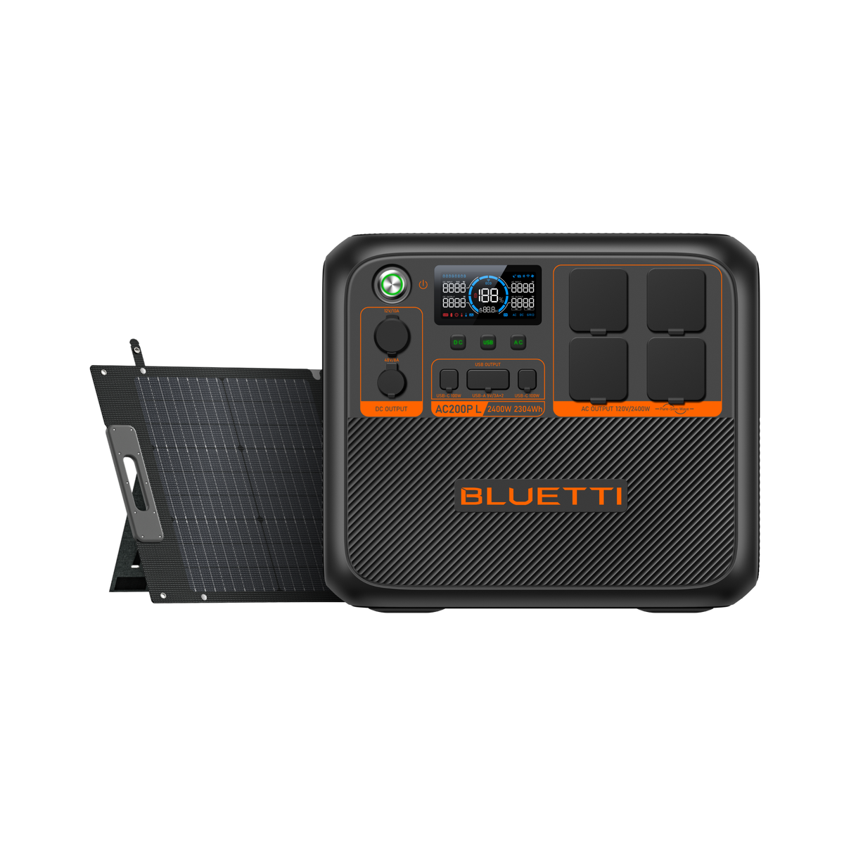 BLUETTI AC200PL Central Elétrica Expansível | 2.400 W 2.304 Wh