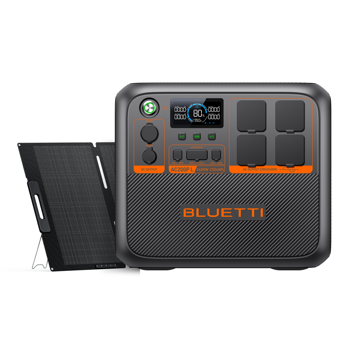 BLUETTI AC200PL Central Elétrica Expansível | 2.400 W 2.304 Wh