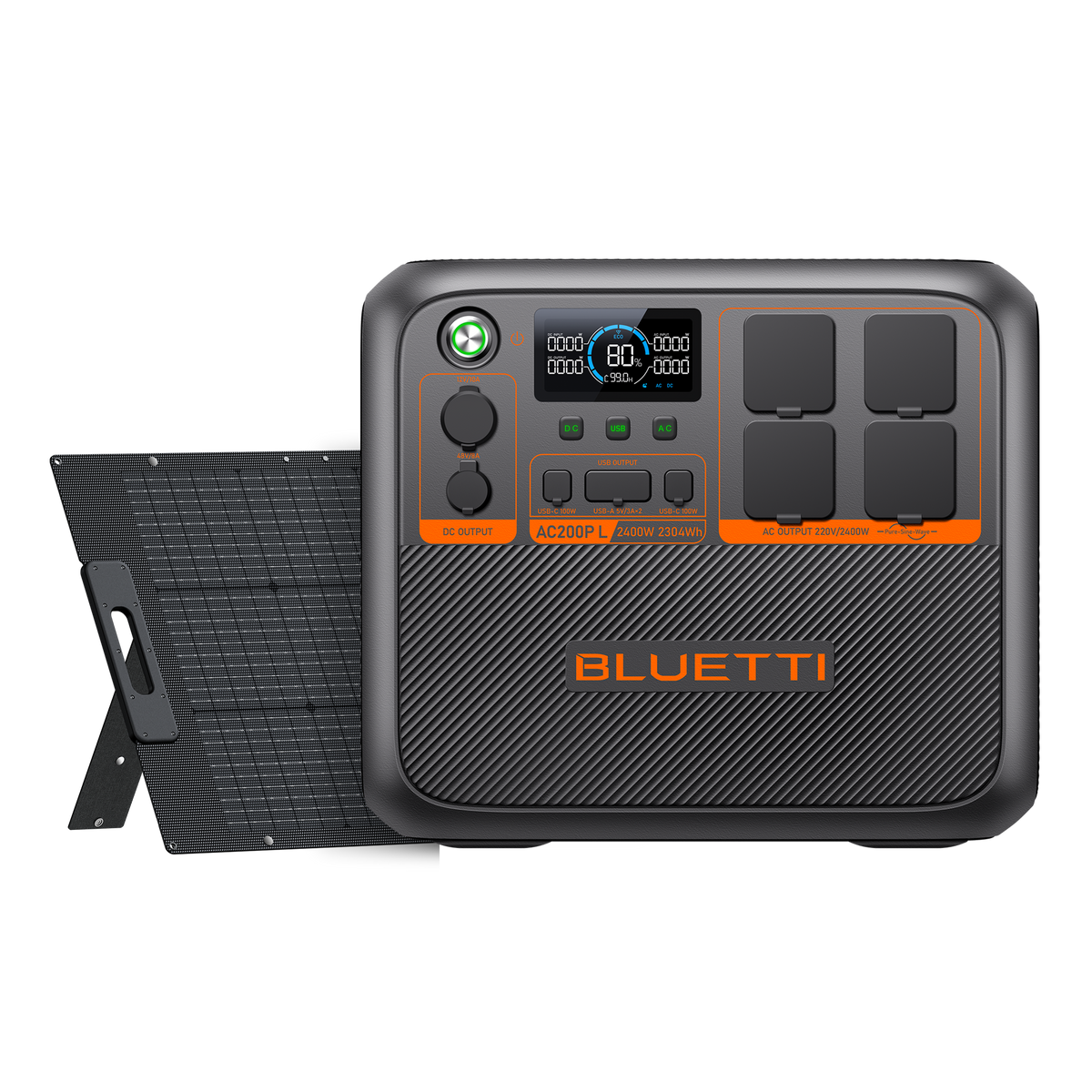 BLUETTI AC200PL Central Elétrica Expansível | 2.400 W 2.304 Wh