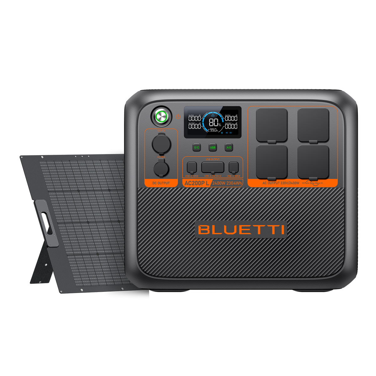 BLUETTI AC200PL Central Elétrica Expansível | 2.400 W 2.304 Wh