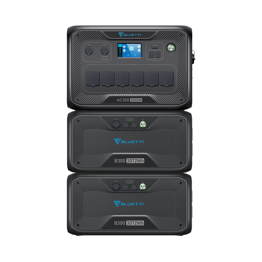 BLUETTI AC300 + B300 | Reserva de Bateria Doméstica