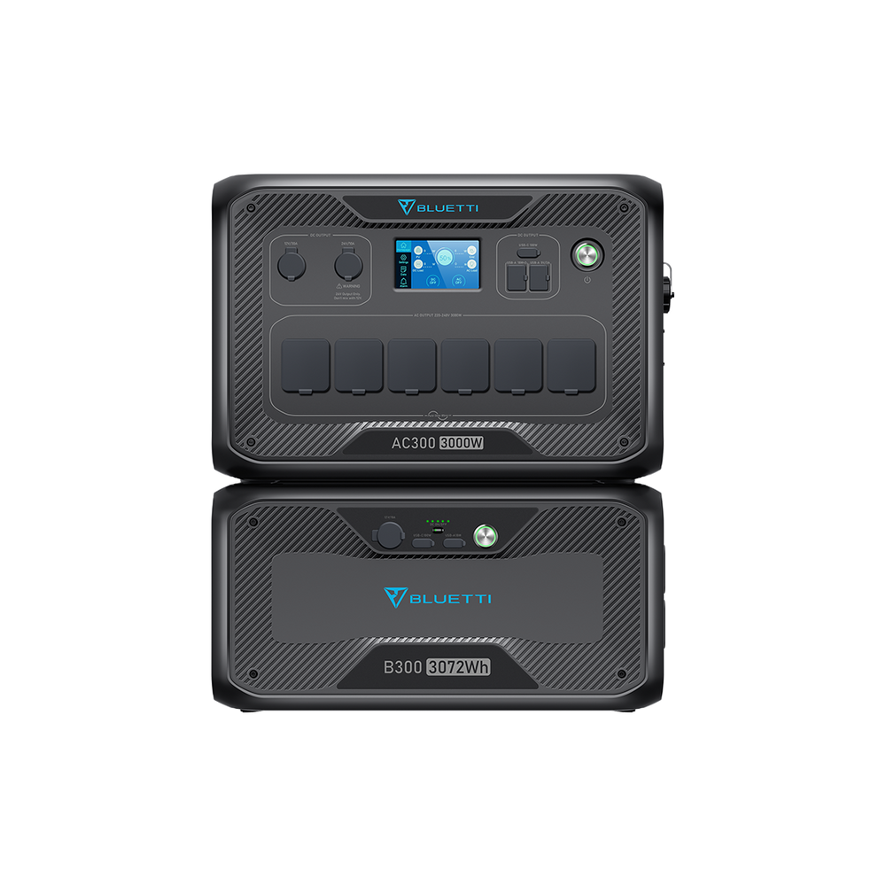 BLUETTI AC300 + B300 | Reserva de Bateria Doméstica