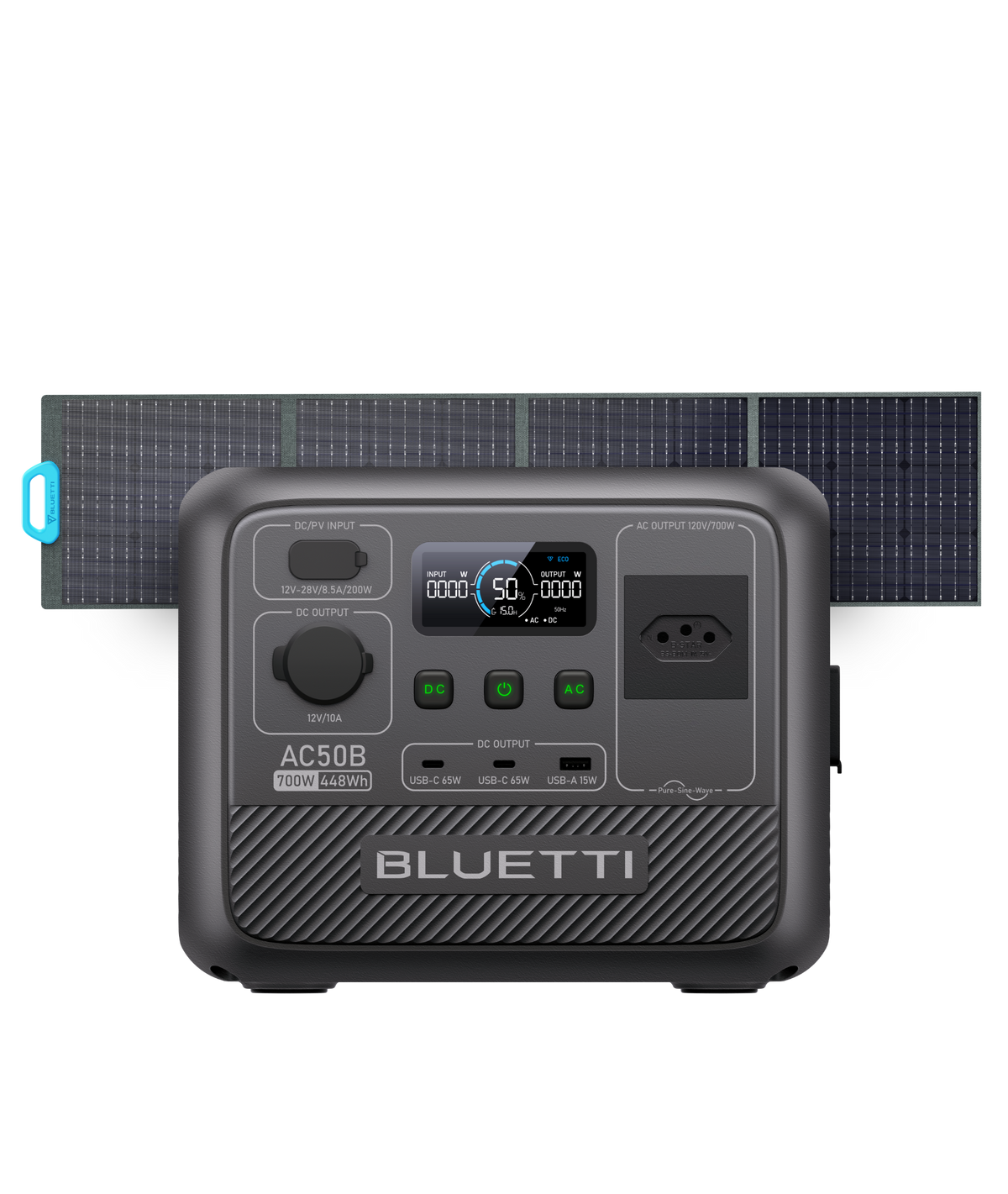 BLUETTI AC50B Estação de Energia Portátil | 700 W 448 Wh