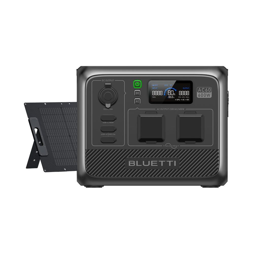 BLUETTI AC60 Estação de Energia Portátil | 600 W 403 Wh