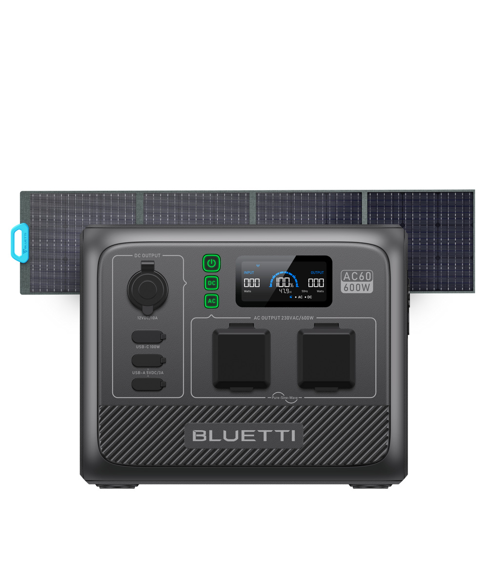 BLUETTI AC60 Estação de Energia Portátil | 600 W 403 Wh