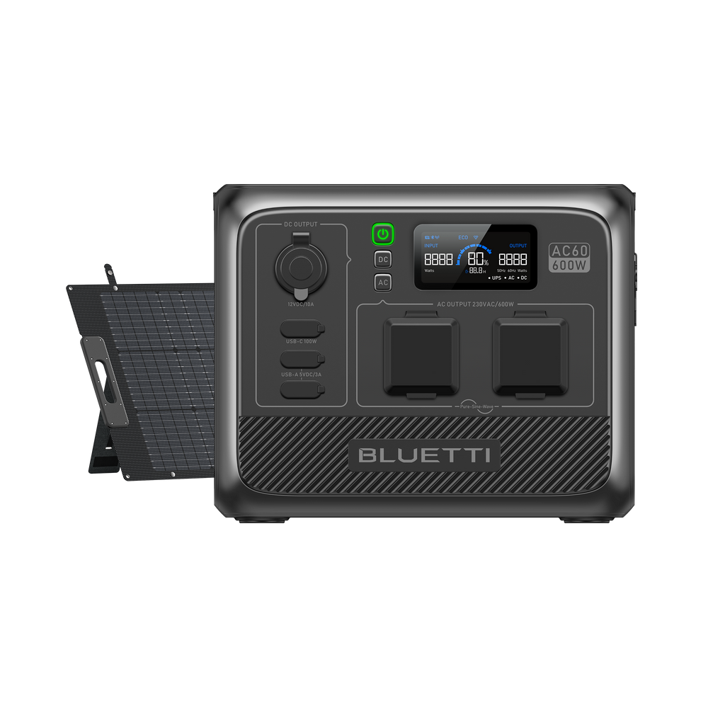 BLUETTI AC60 Estação de Energia Portátil | 600 W 403 Wh