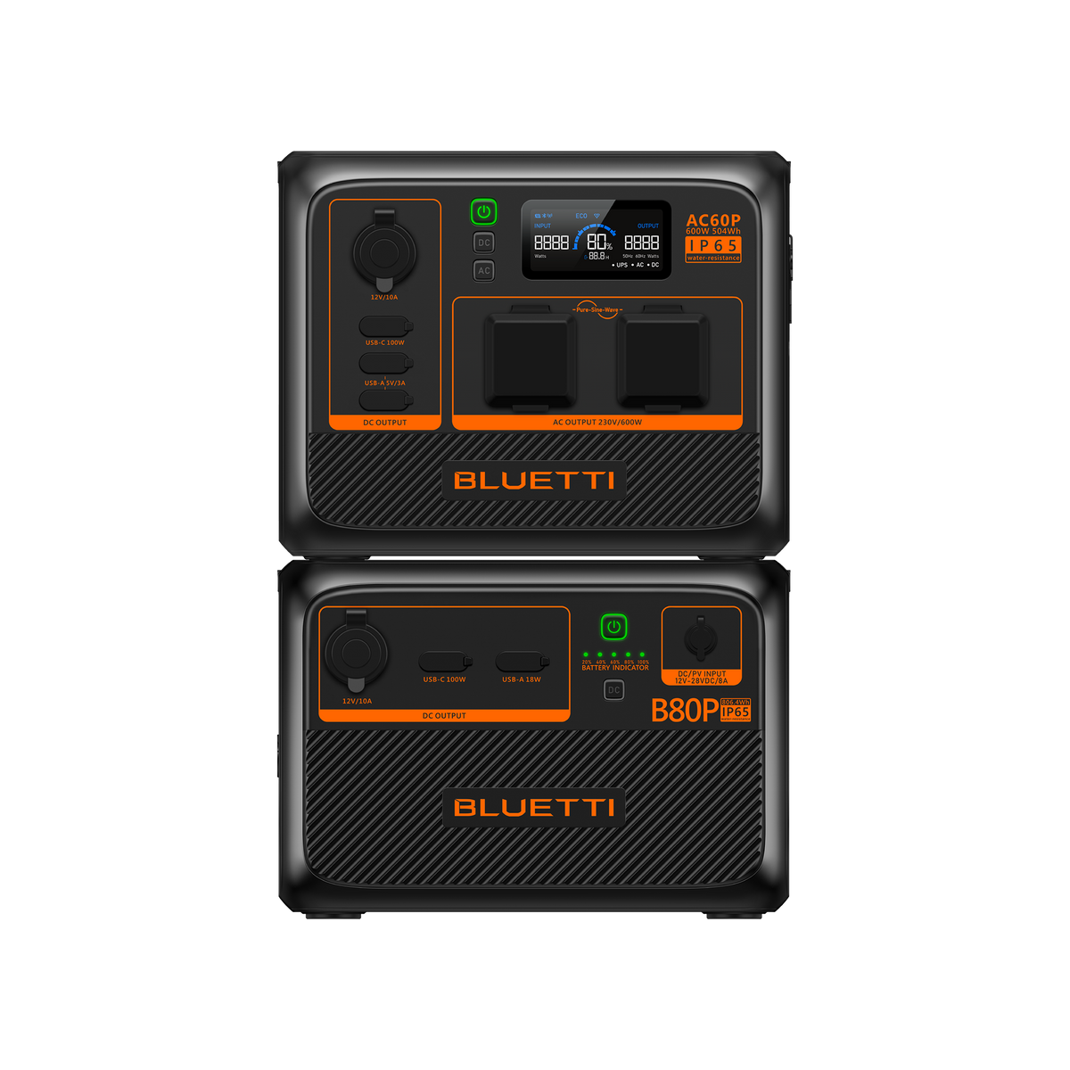 BLUETTI AC60P Estação de Energia Portátil | 600 W 504 Wh