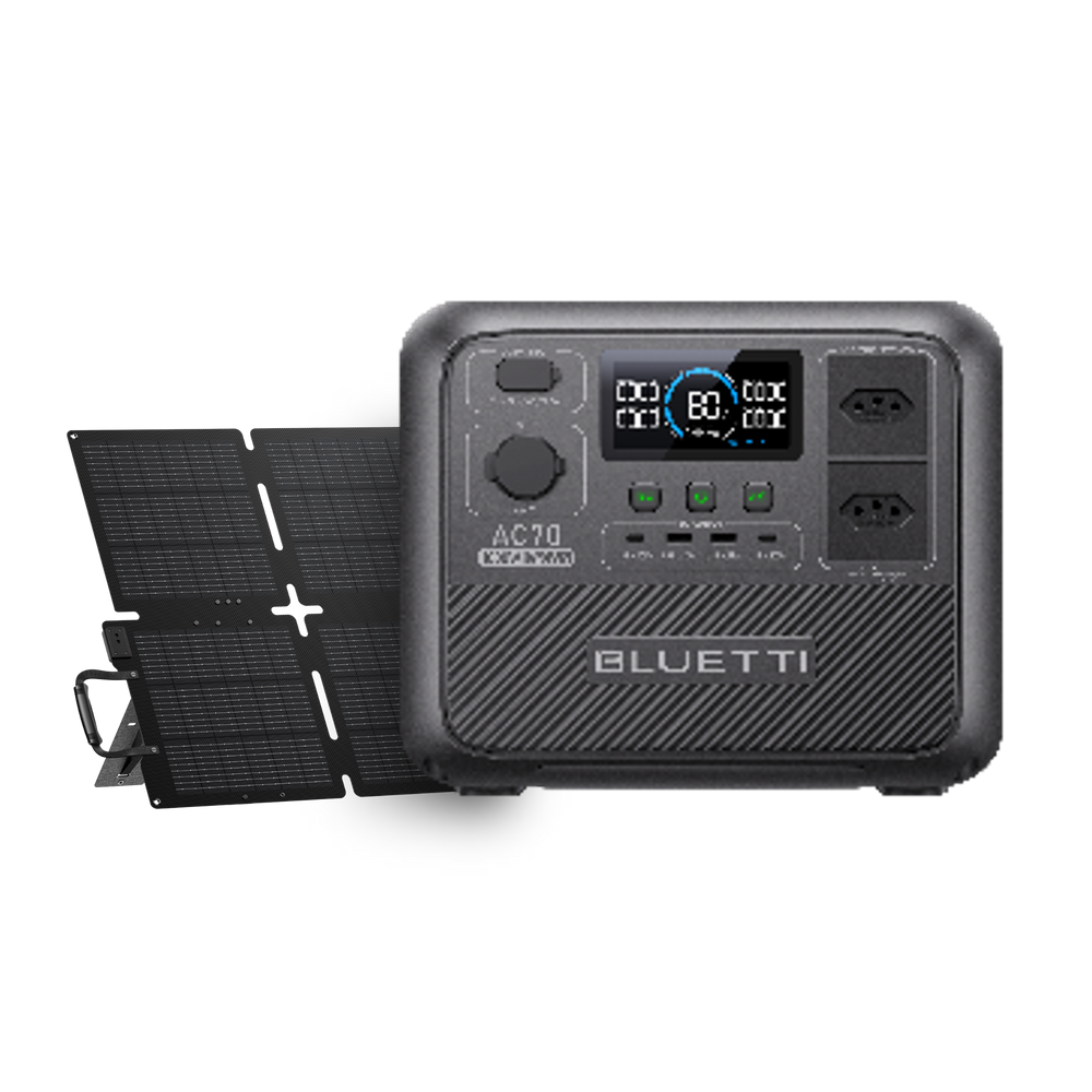 BLUETTI AC70 Estação de Energia Portátil | 1000 W 768 Wh