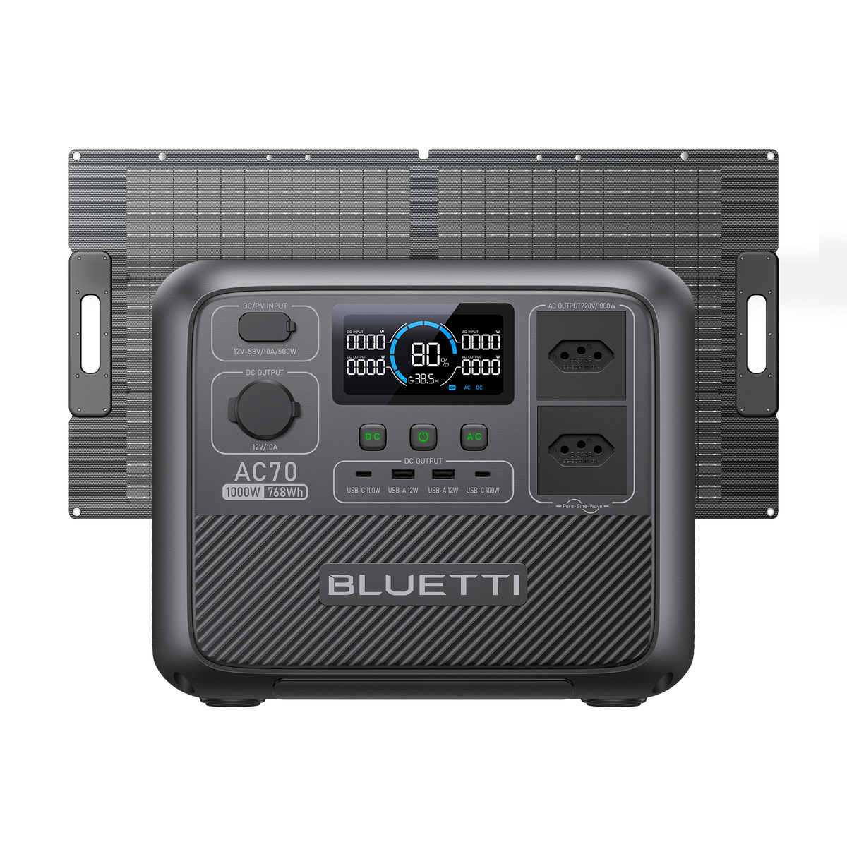 BLUETTI AC60 Estação de Energia Portátil | 600 W 403 Wh