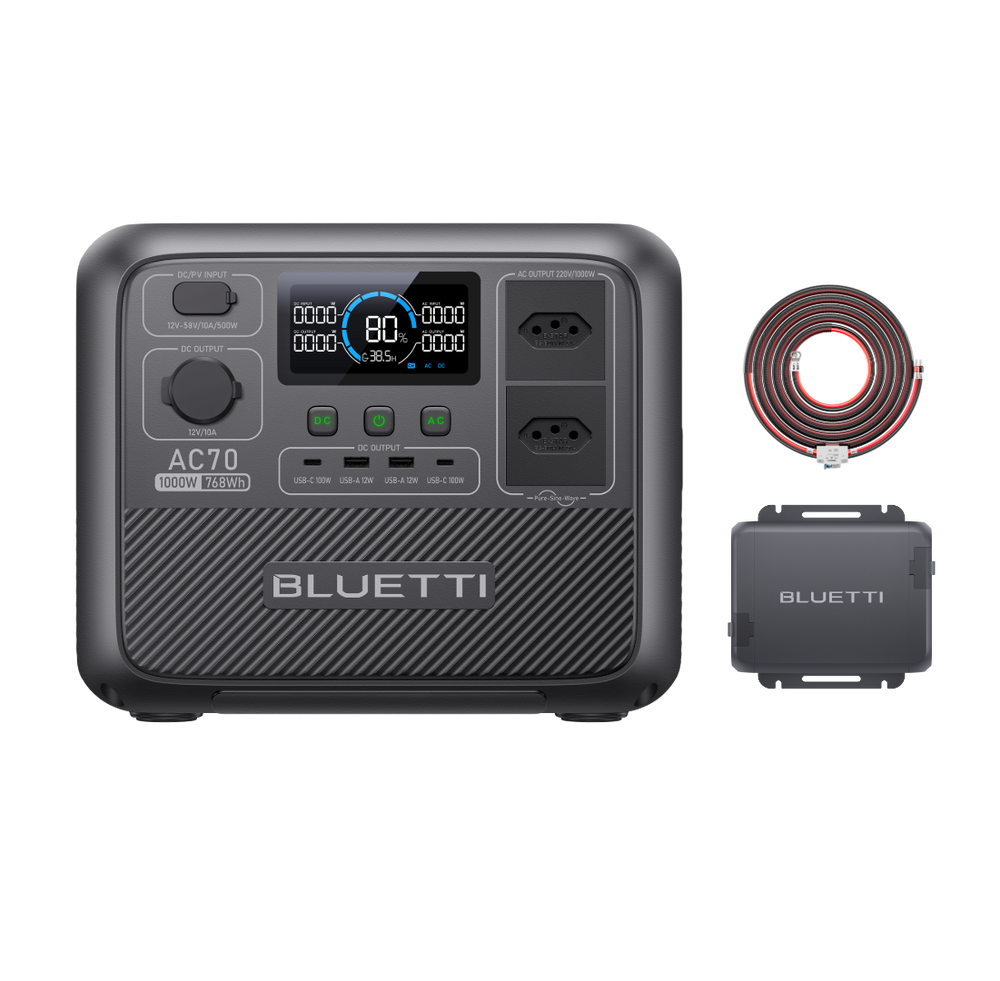BLUETTI Charger 1: Carregue a estação de energia portátil enquanto dirige