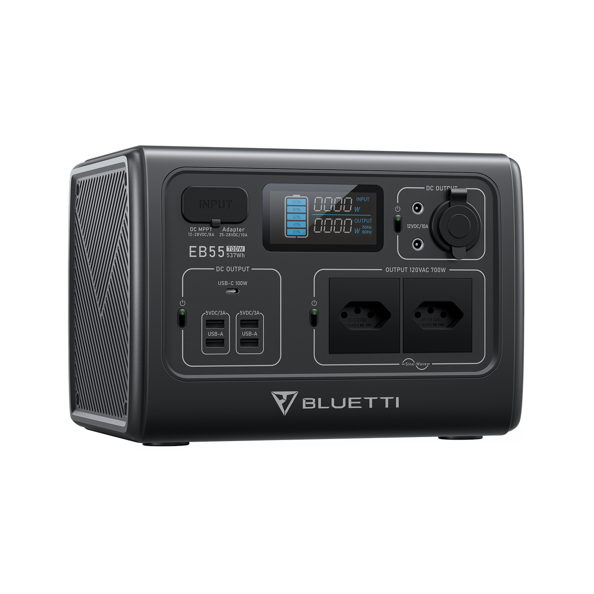 BLUETTI EB55 Estação de Energia Portátil | 700 W 537 Wh