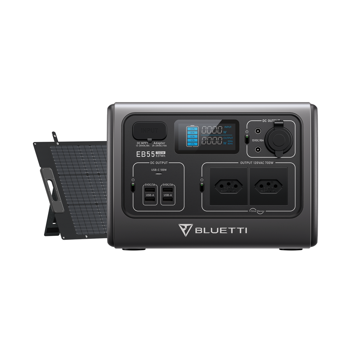 BLUETTI EB55 Estação de Energia Portátil | 700 W 537 Wh