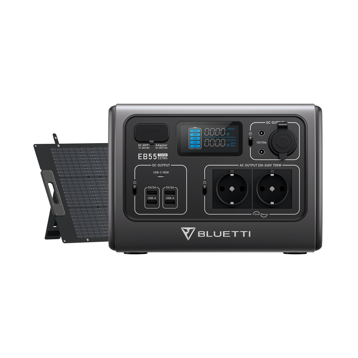 BLUETTI EB55 Estação de Energia Portátil | 700 W 537 Wh