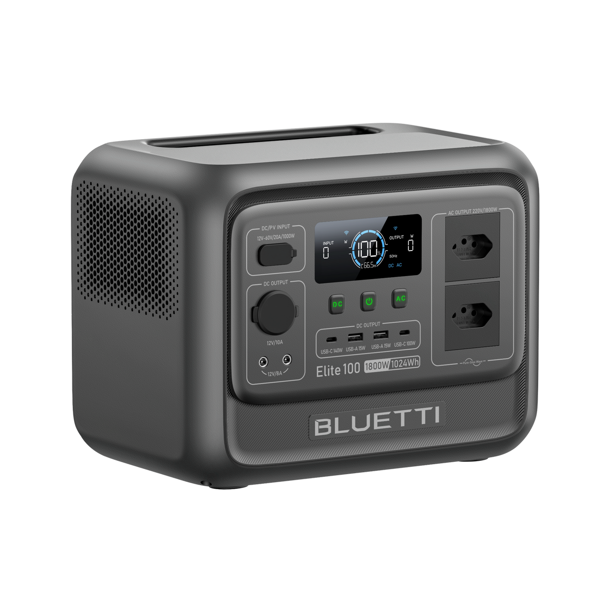 BLUETTI Elite 100 V2 Estação de Energia Portátil | 1.800W 1.024 Wh