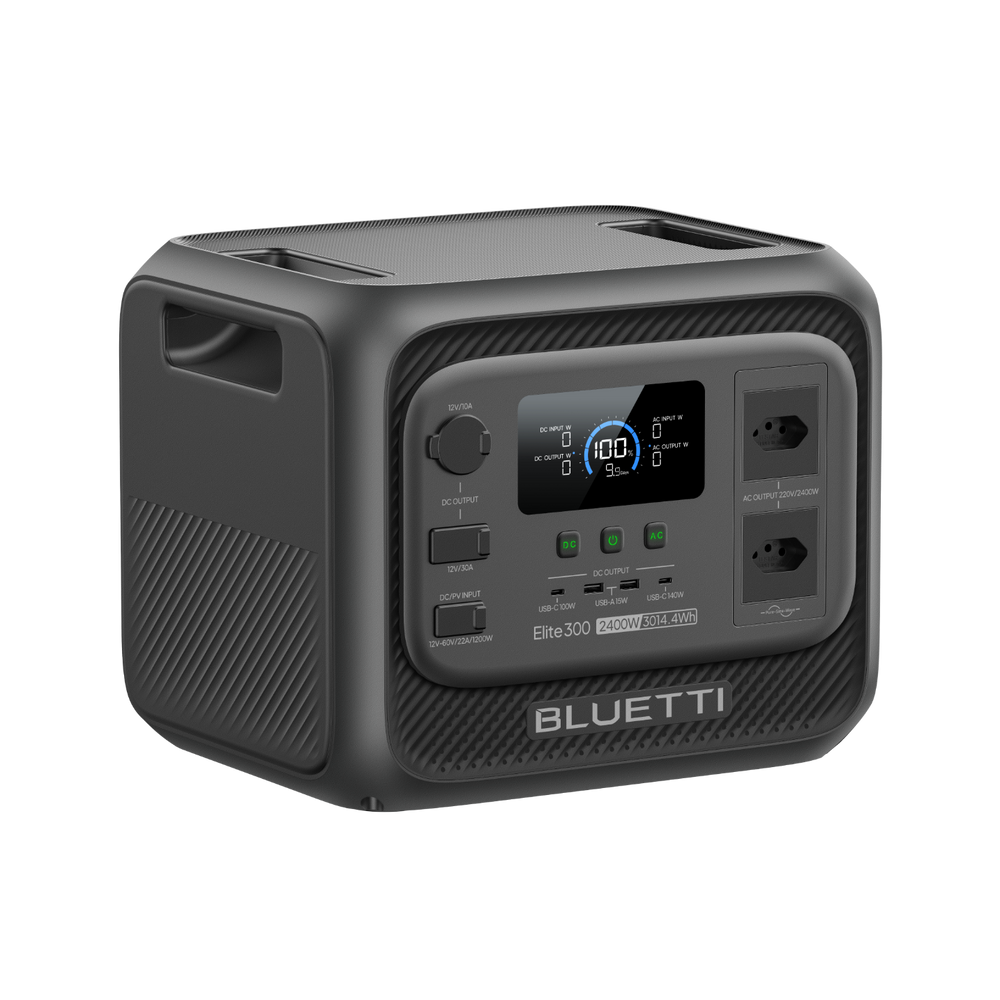 BLUETTI Elite 300 Estação de Energia Portátil | 2.400W 3.014,4Wh