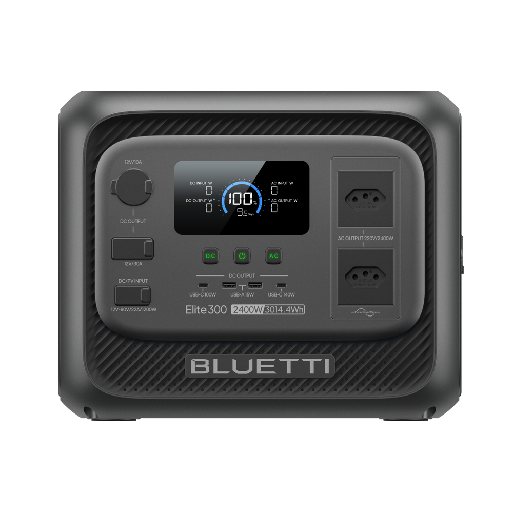BLUETTI Elite 300 Estação de Energia Portátil | 2.400W 3.014,4Wh
