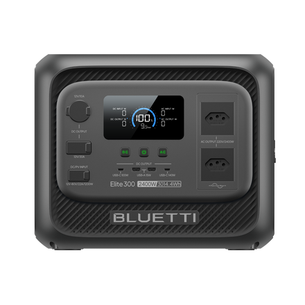BLUETTI Elite 300 Estação de Energia Portátil | 2.400W 3.014,4Wh