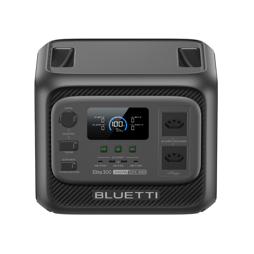 BLUETTI Elite 300 Estação de Energia Portátil | 2.400W 3.014,4Wh