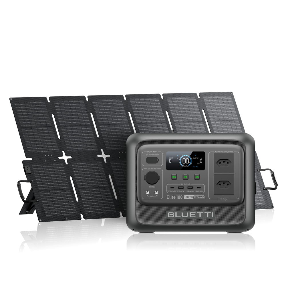 BLUETTI Elite 100 V2 Estação de Energia Portátil | 1.800W 1.024 Wh