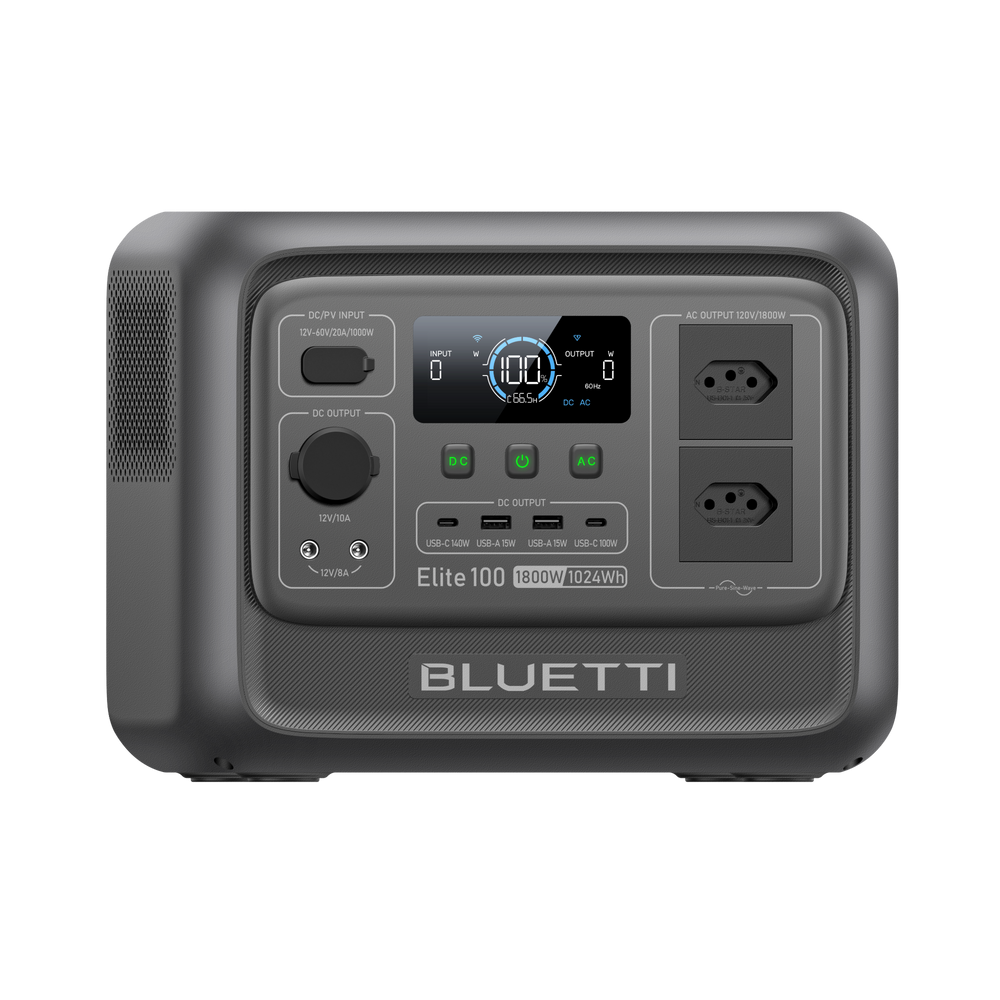 BLUETTI Elite 100 V2 Estação de Energia Portátil | 1.800W 1.024 Wh