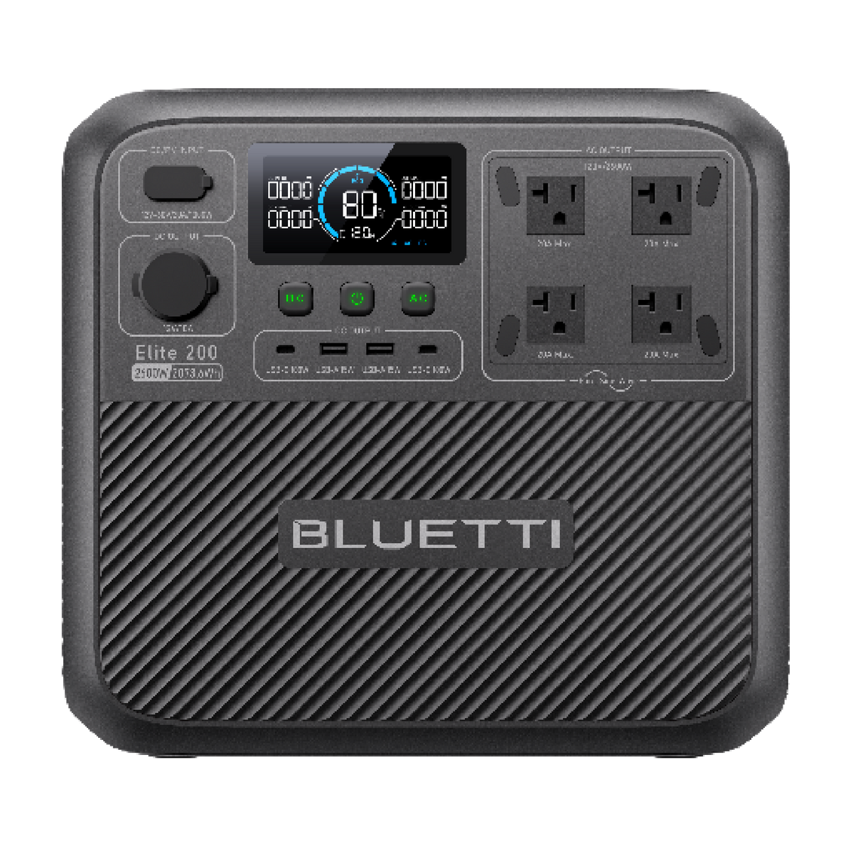 BLUETTI Elite 200 V2 Estação de Energia Portátil | 2.600 W 2.073,6 Wh