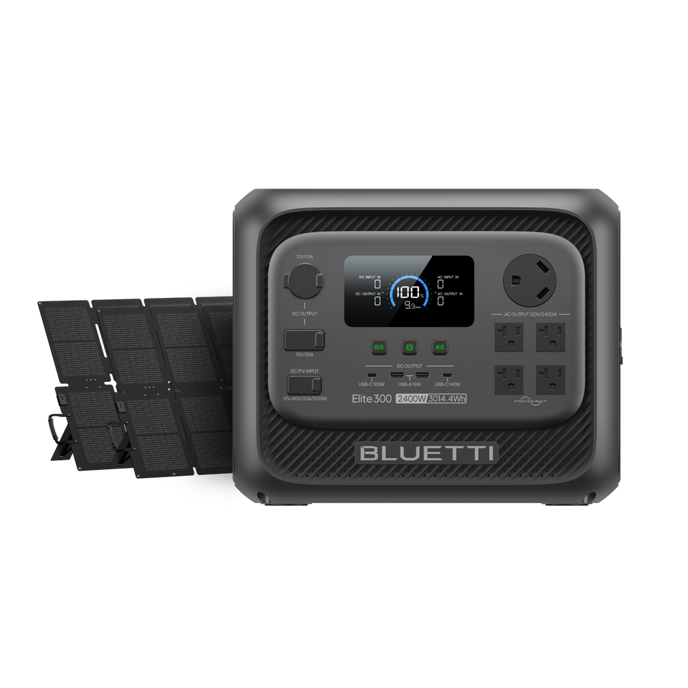BLUETTI Elite 300 Estação de Energia Portátil | 2.400W 3.014,4Wh