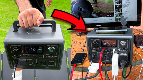 EB3A+B230+AC200MAX - Testei a bateria portátil MAIS POTENTE do mundo!