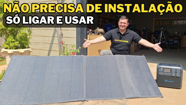 AC200MAX+PV350S - A Melhor e Mais Poderosa Estação de Energia Solar Portátil